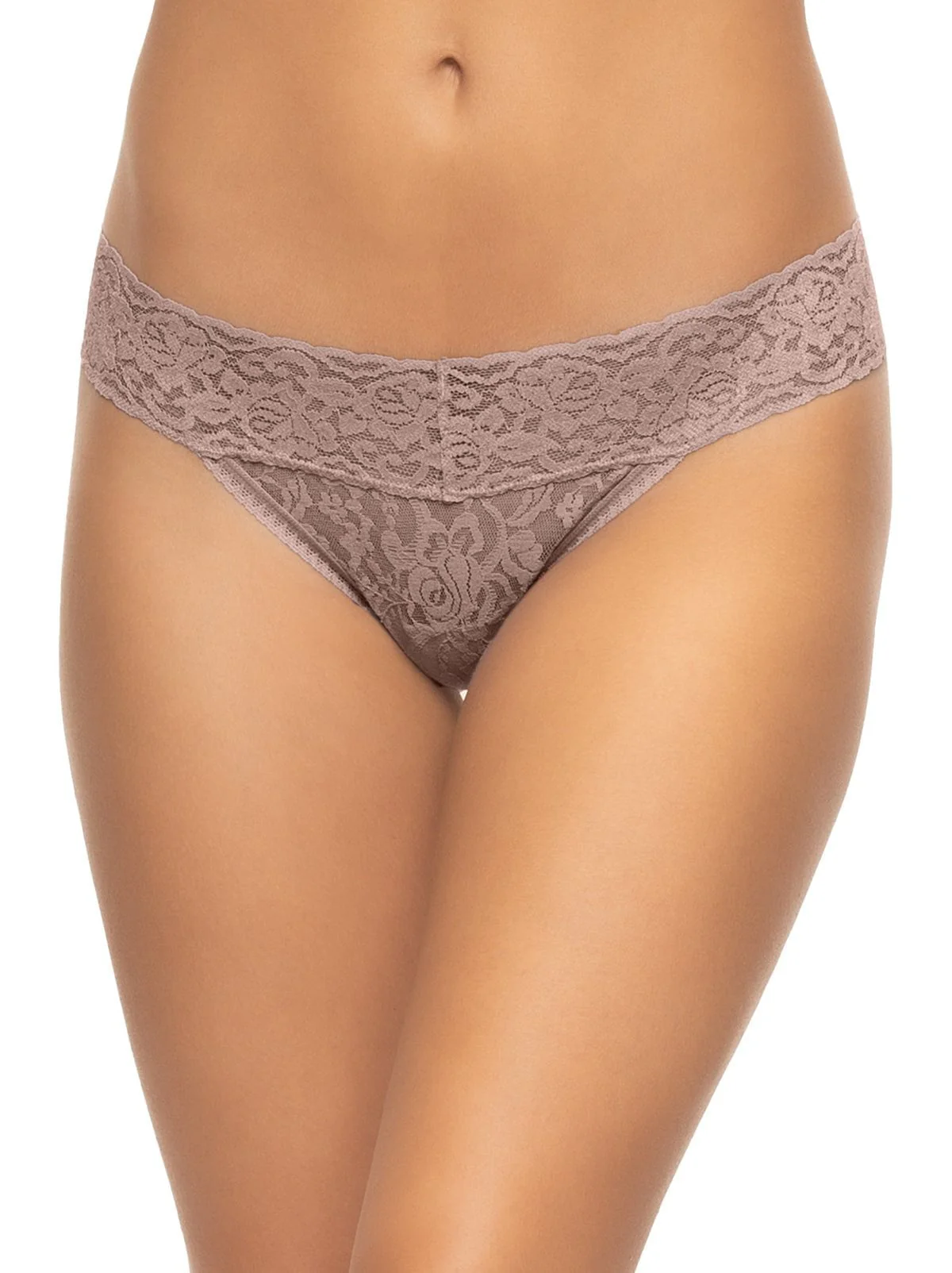Signature Stretch Lace Low Rise Thong - Image 11