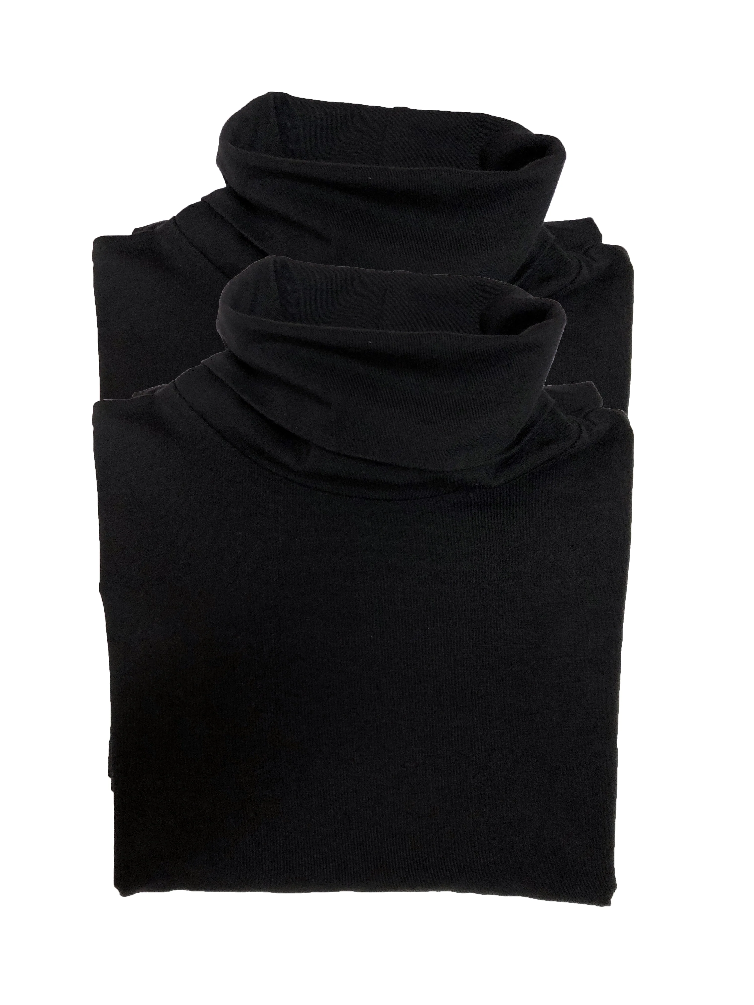 Long Sleeve Cotton Modal Turtleneck 2-Pack - Image 7