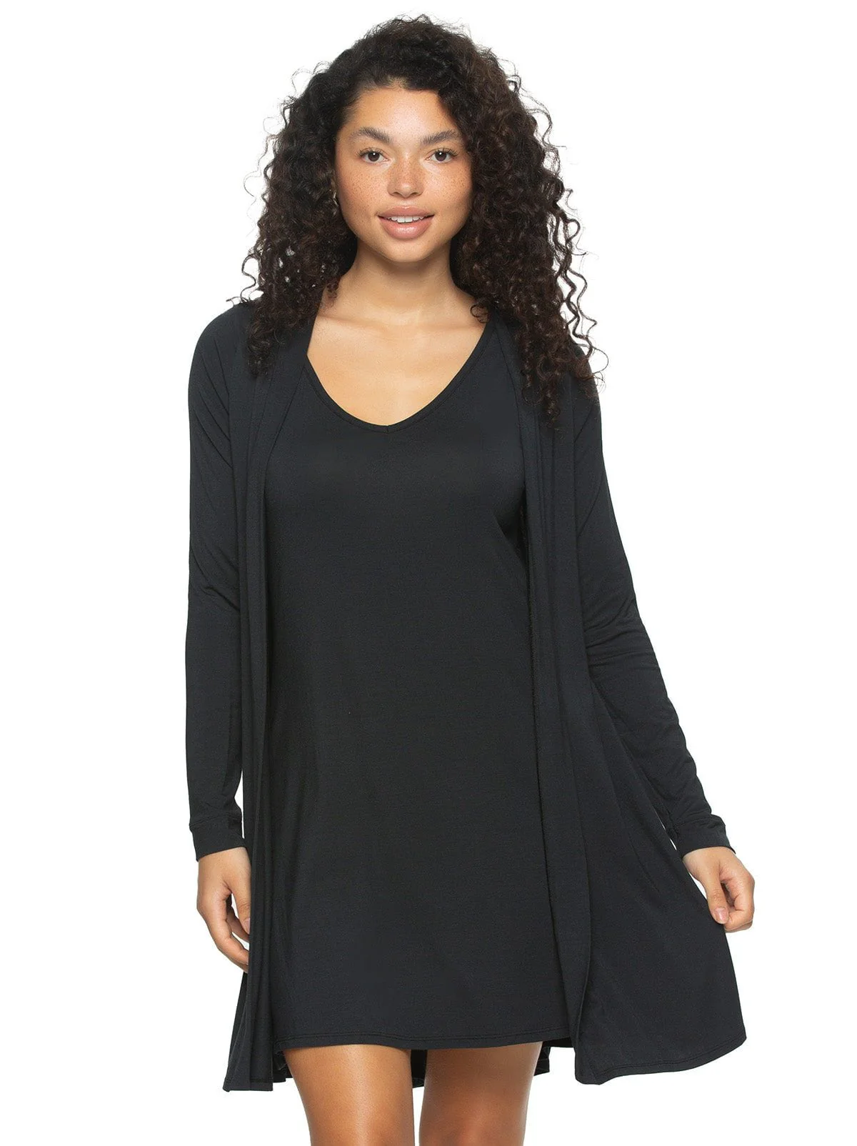 Modal Tank Chemise & Wrap Set - Image 4