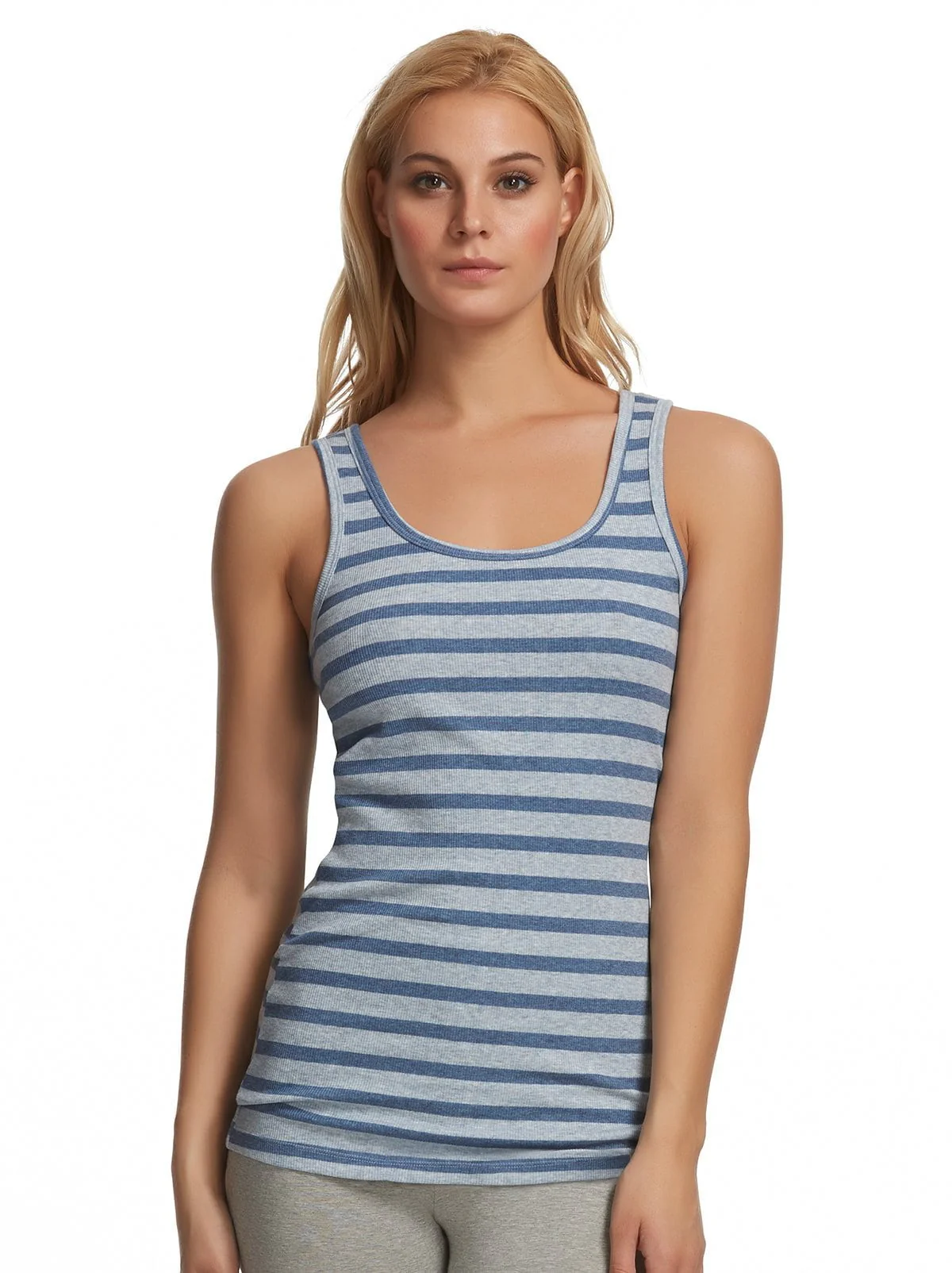Cotton Ribbed Tank Top - Image 21