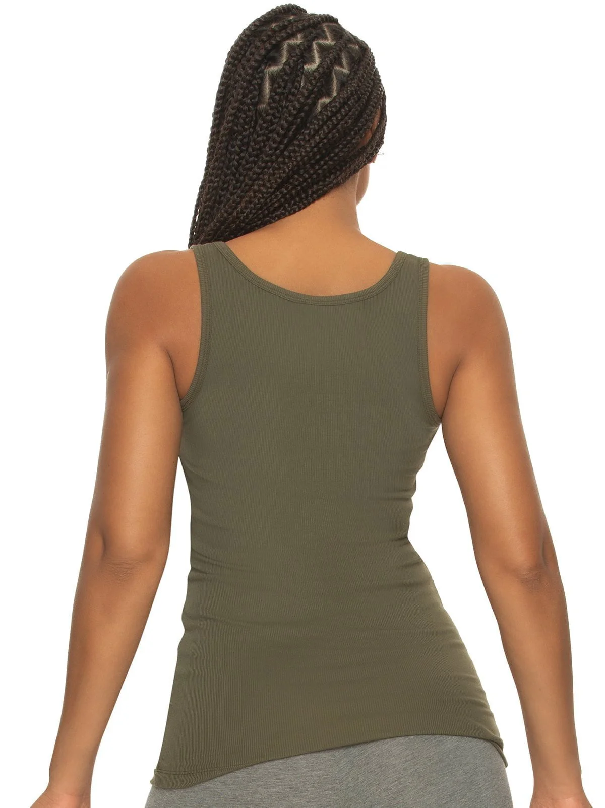 Cotton Ribbed Tank Top - Image 25