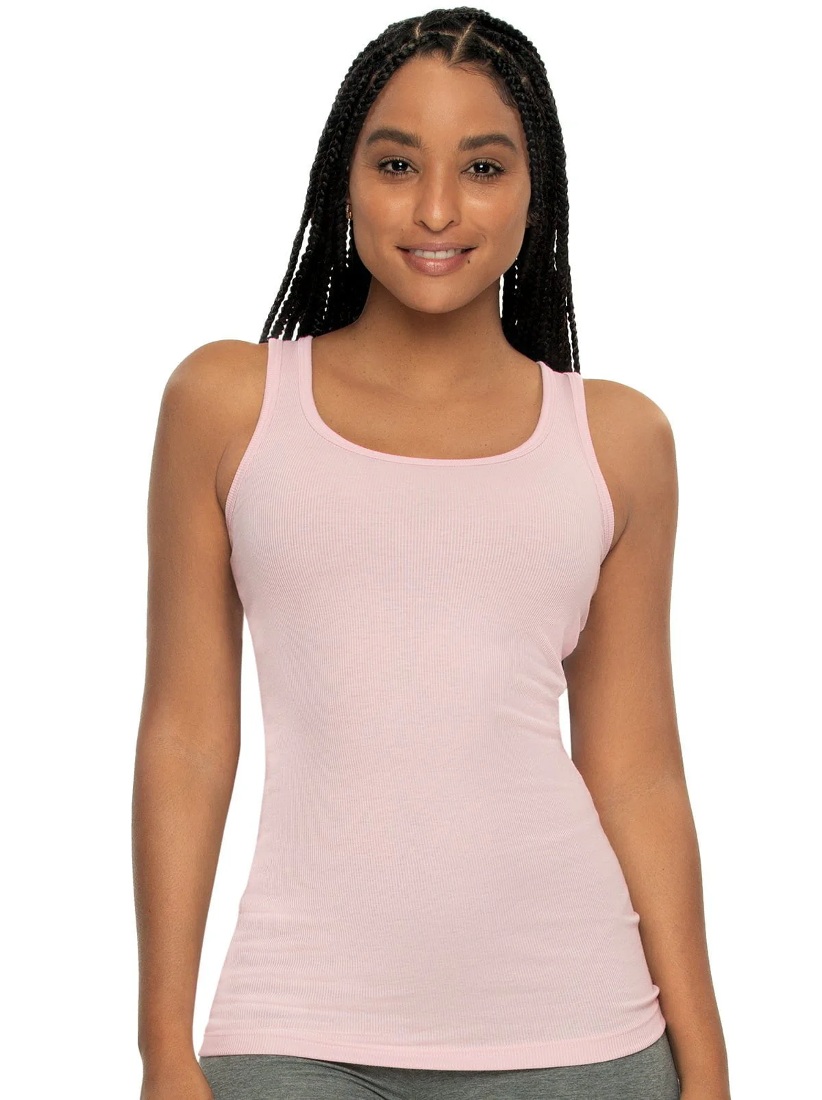 Cotton Ribbed Tank Top - Image 32