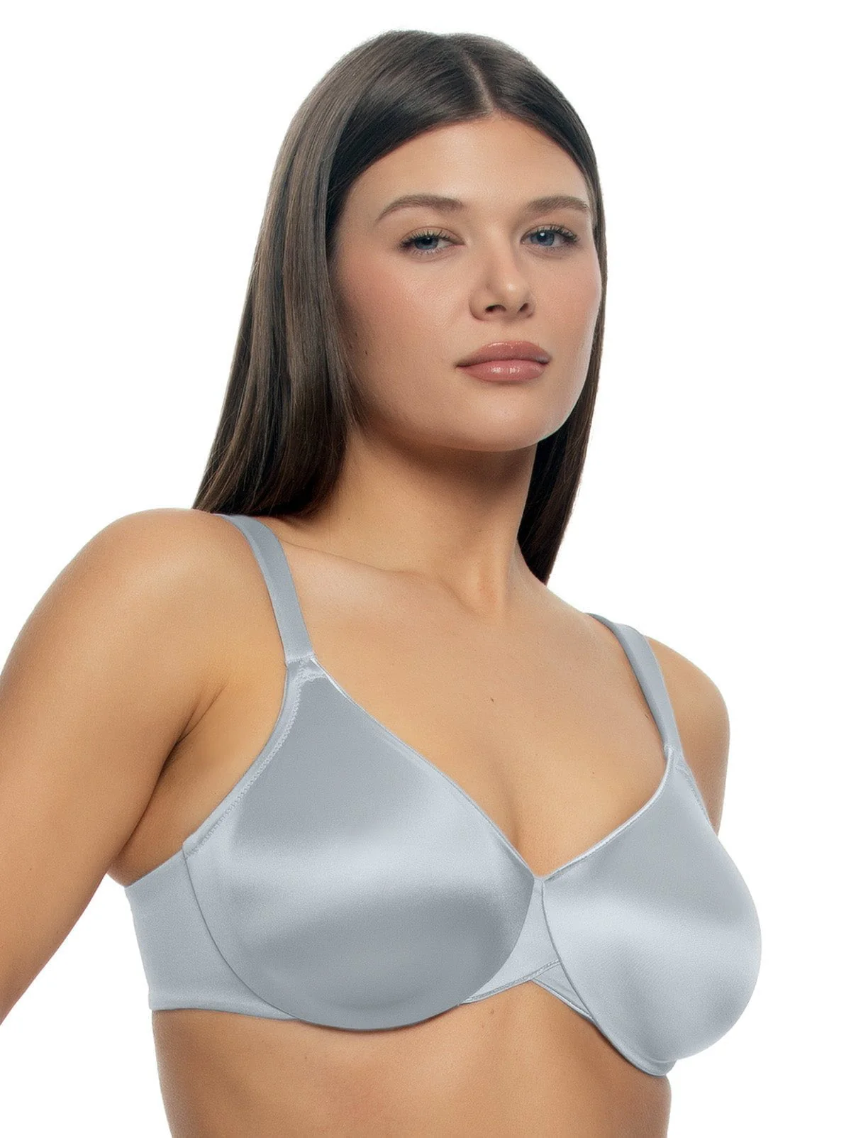 Stellar Smooth Satin Unlined Underwire Bra - Image 12