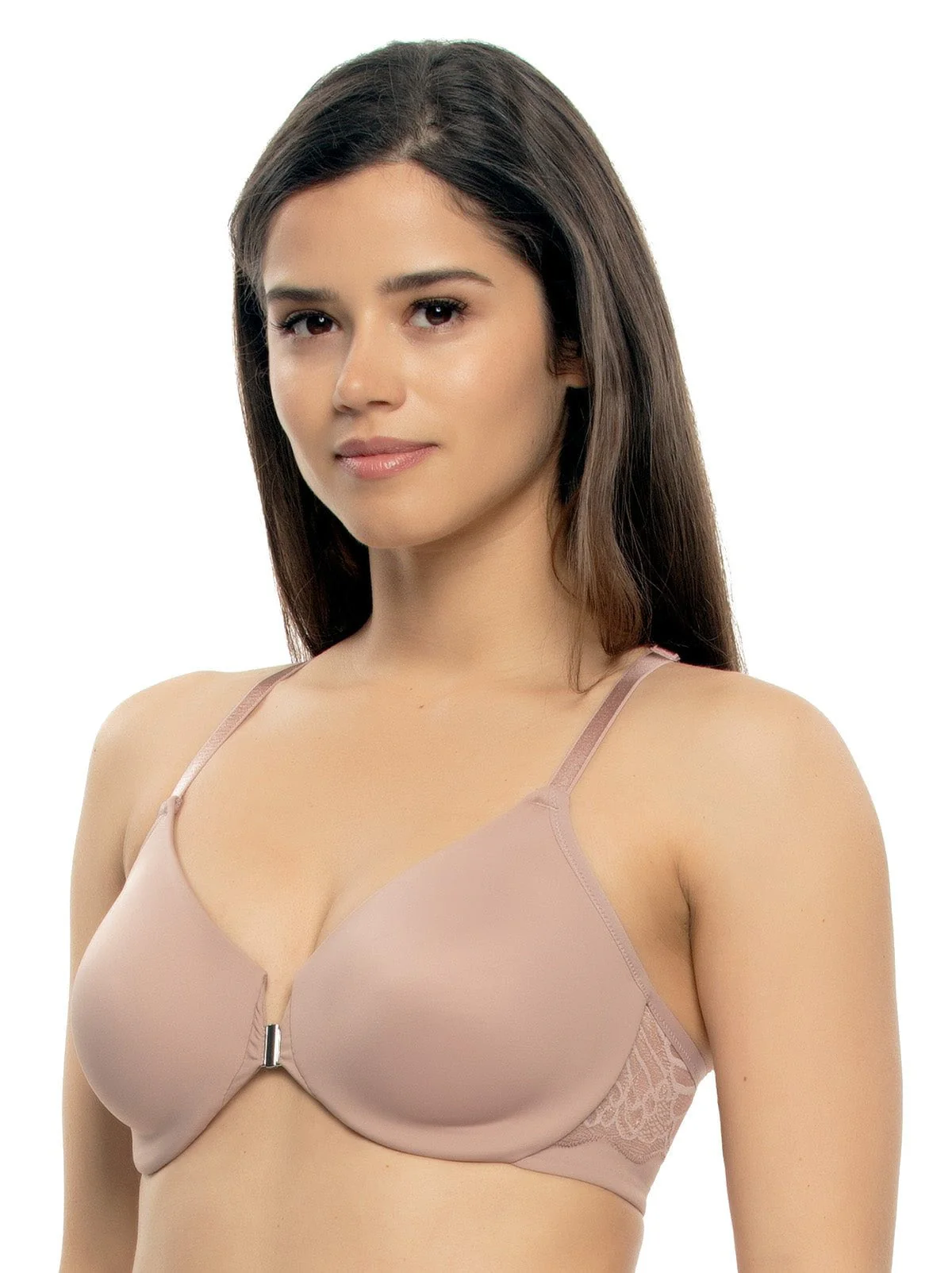 Tempting Unlined Front Close Minimizer Bra - Image 3