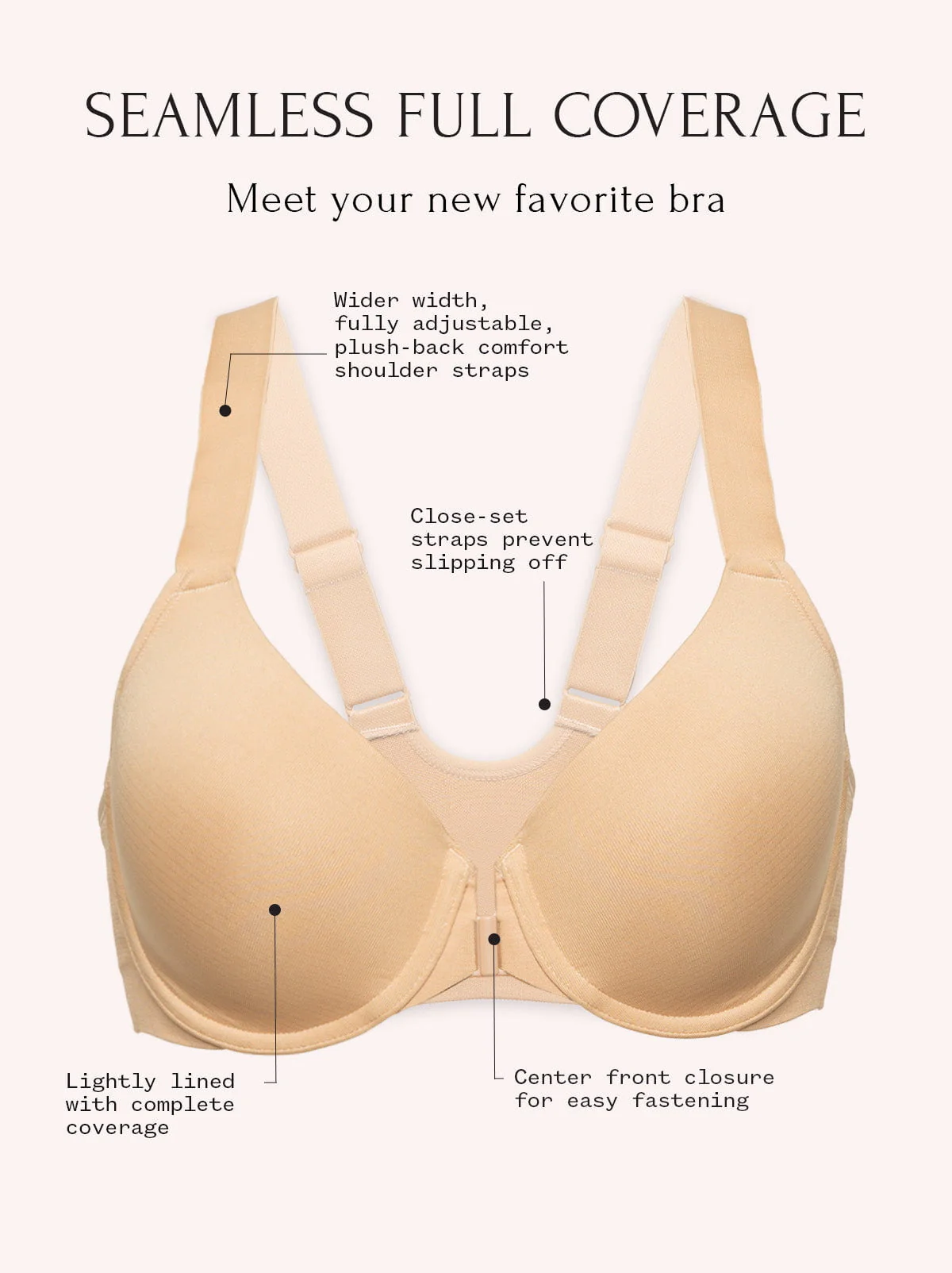 Utopia Front-Close Racerback T-Shirt Bra - Image 4